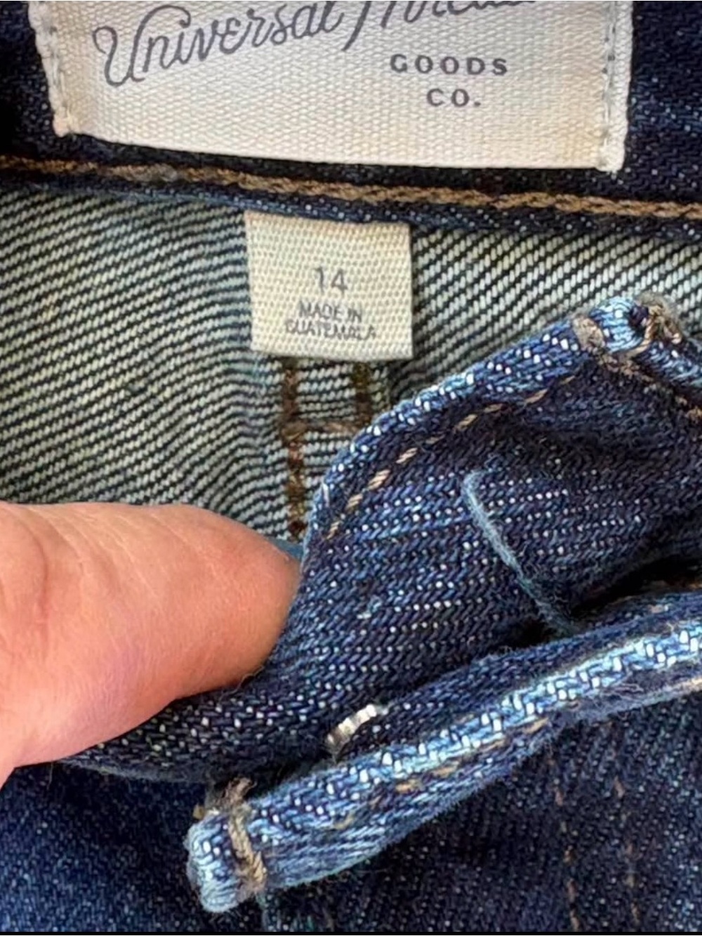 Universal Thread Dark Blue Denim Shorts - Picture 5 of 7